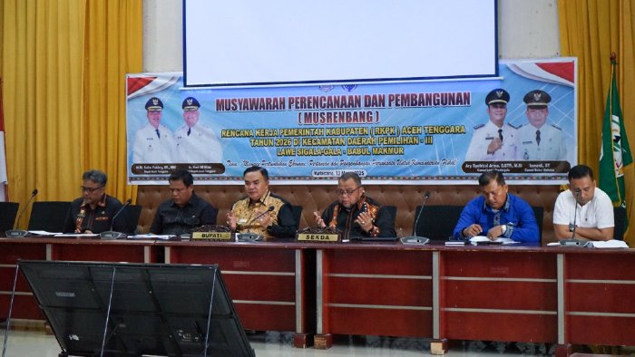 Bupati Buka Musrenbang RKPK Tahun 2026, Dapil III
