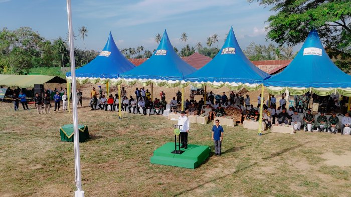 Bupati Salim Fakhry Pimpin Upacara TMMD Ke-125 di Wilayah Kodim 0108/Agara